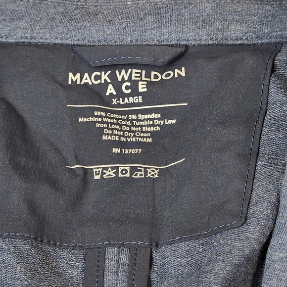 MACK WELDON Ace Blazer Modern French Terry Casual Jacket Size XL 6052 - Picture 6 of 7